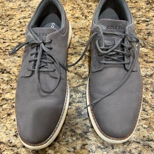 Cole Haan Men's Charcoal Leather Oxfords